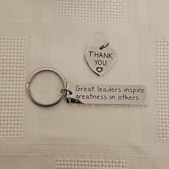 Fleure Esme Heart Friendship Keychain Silver - Picture 11 of 16
